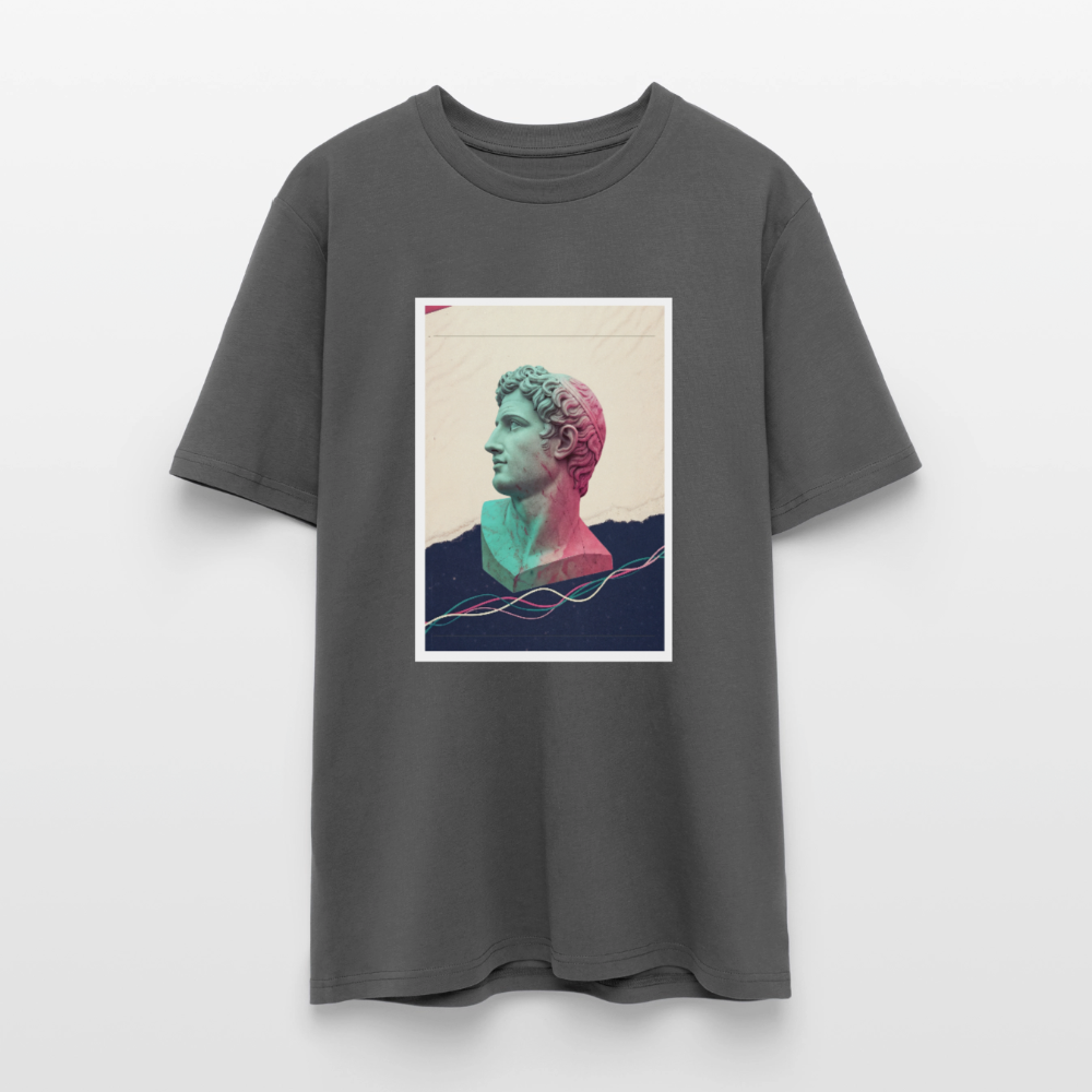 Unisex Organic T-Shirt ABSTRACT - anthracite