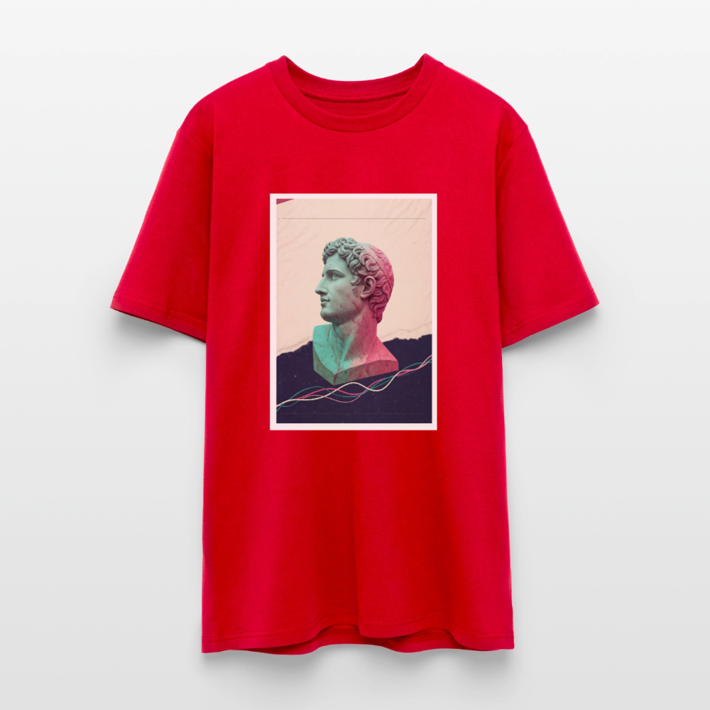 Unisex Organic T-Shirt ABSTRACT - red
