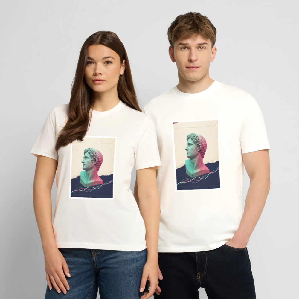 Unisex Organic T-Shirt ABSTRACT - natural white