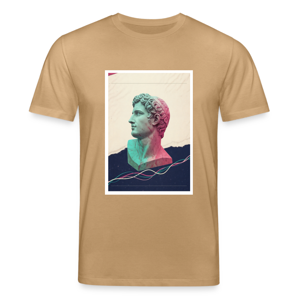 Unisex Organic T-Shirt ABSTRACT - caramel 