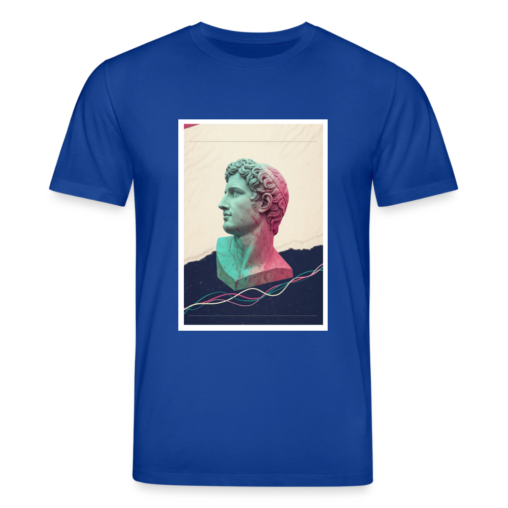 Unisex Organic T-Shirt ABSTRACT - majorelle blue