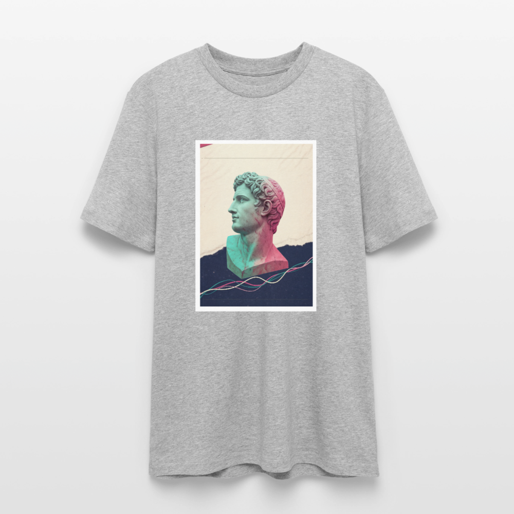Unisex Organic T-Shirt ABSTRACT - heather grey
