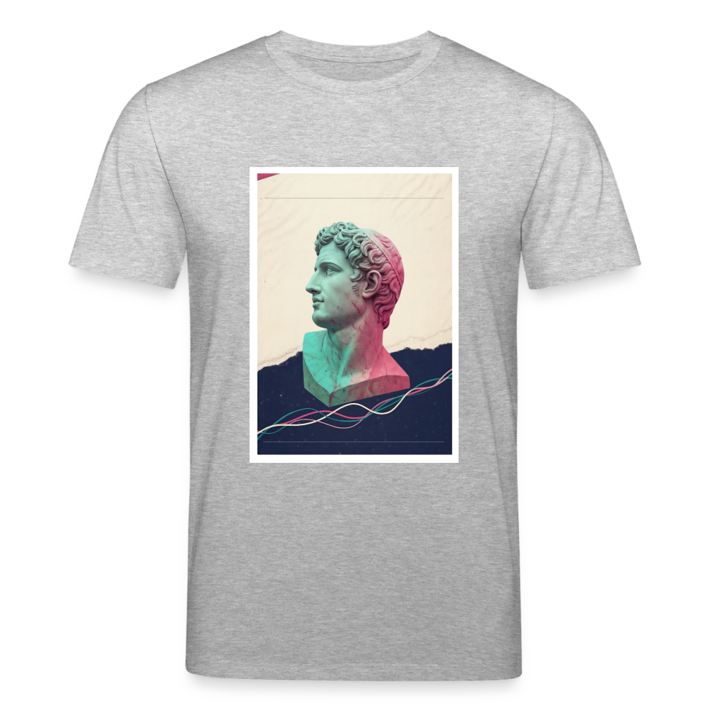 Unisex Organic T-Shirt ABSTRACT - heather grey