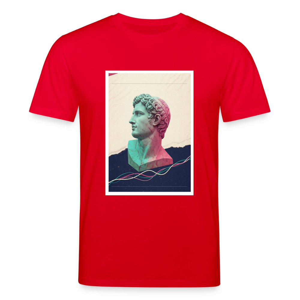 Unisex Organic T-Shirt ABSTRACT - red