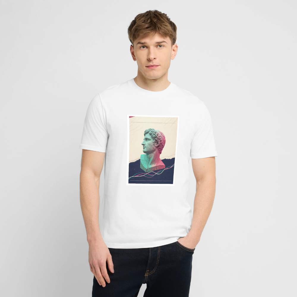 Unisex Organic T-Shirt ABSTRACT - white