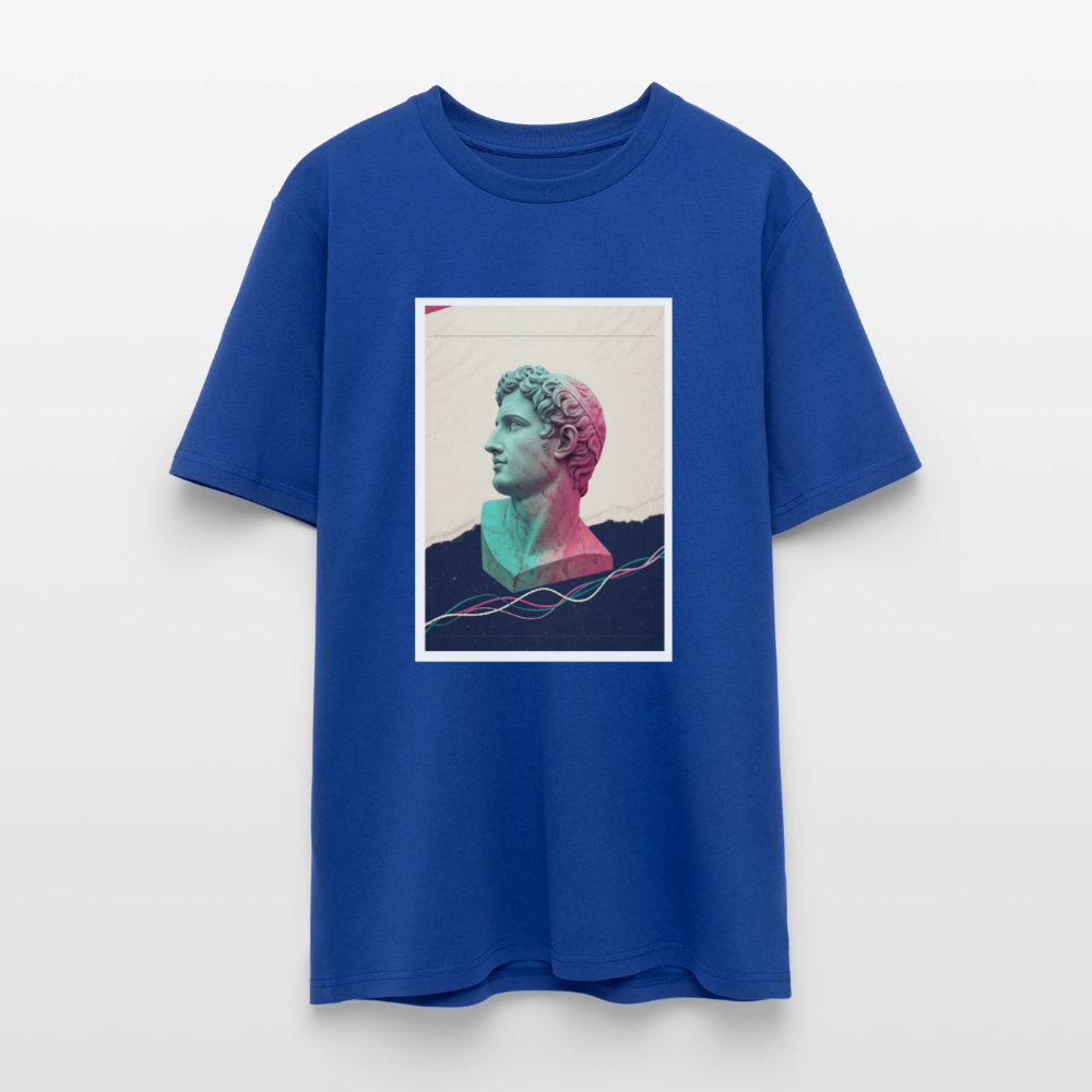 Unisex Organic T-Shirt ABSTRACT - majorelle blue