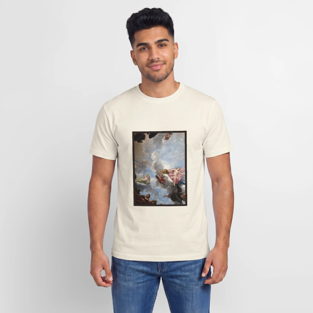 Relaxed Unisex Supima Cotton T-Shirt – by SPREAD ABSTRACT - off white
