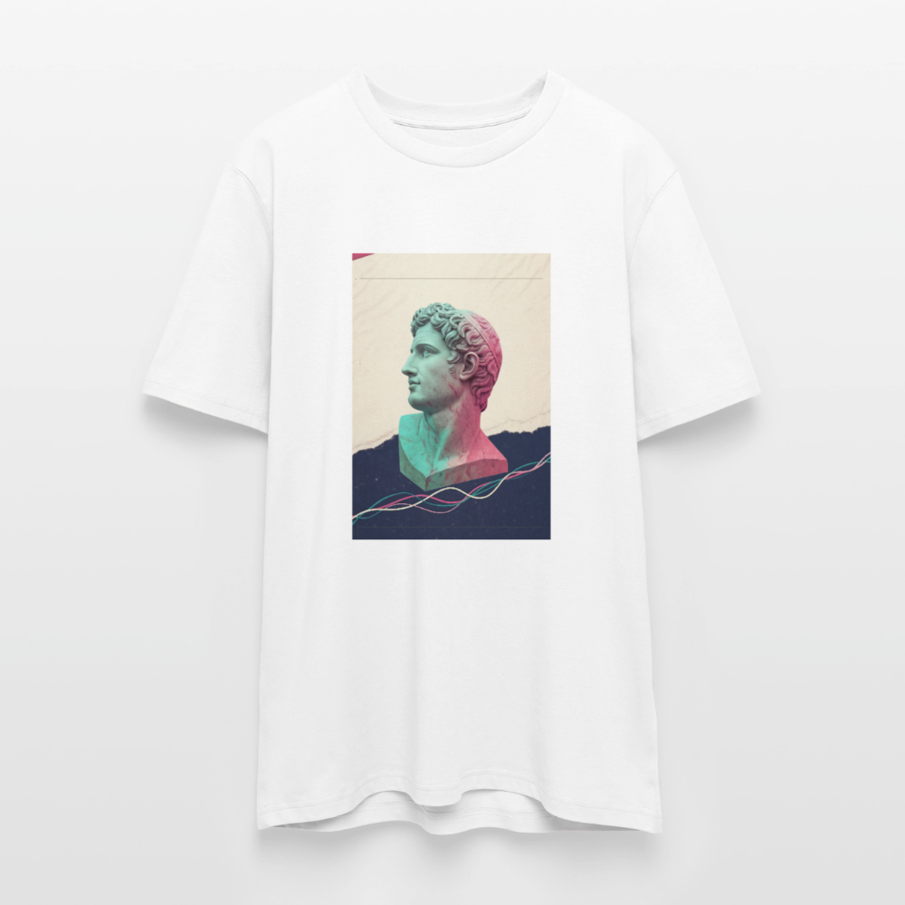 Unisex Organic T-Shirt ABSTRACT - white