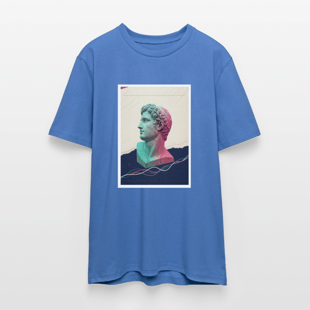 Unisex Organic T-Shirt ABSTRACT - mindful blue