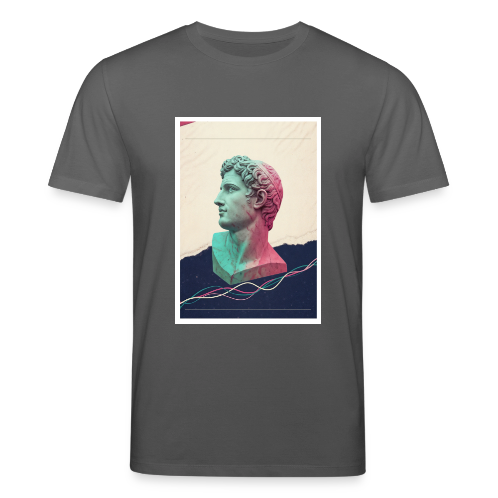 Unisex Organic T-Shirt ABSTRACT - anthracite